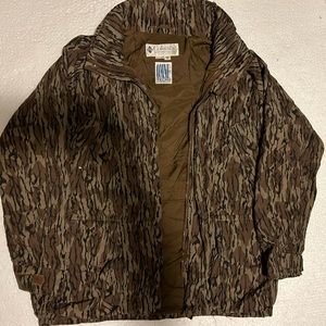 80's Columbia Mossy Oak Bottomland Omni-tech Jacket (XL)